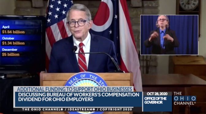 Governor DeWine Requests BWC Send $5 Billion Dividend to Ohio Employers