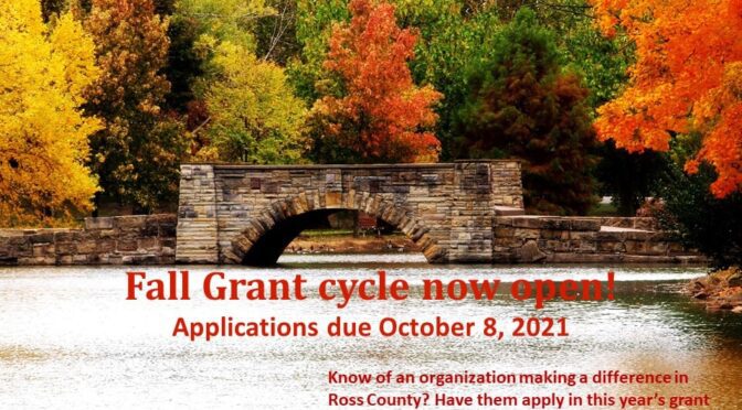 Fall Grant Cycle Begins For Local Community Foundation