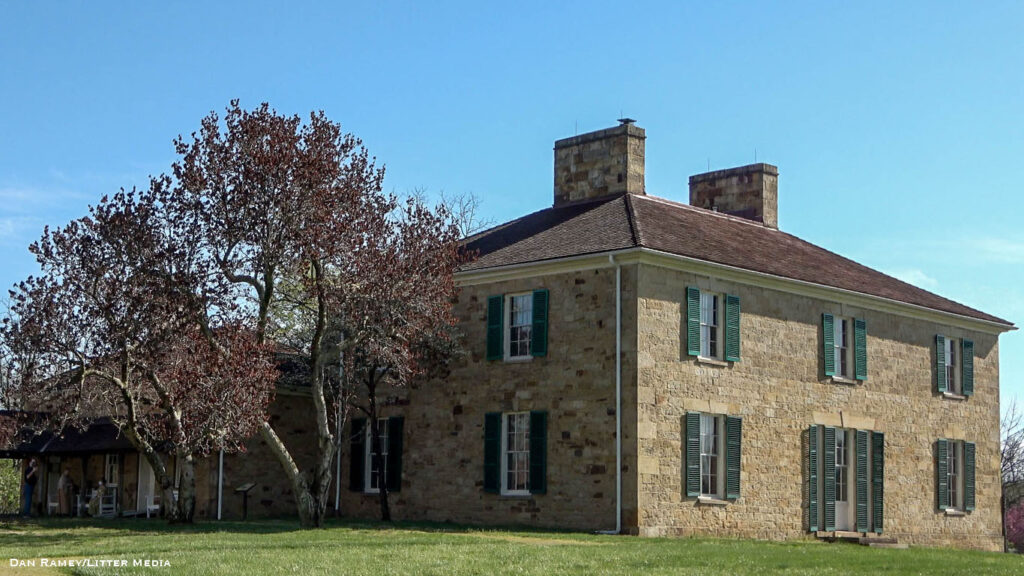 The rear of Adena Mansion. Dan Ramey/Litter Media