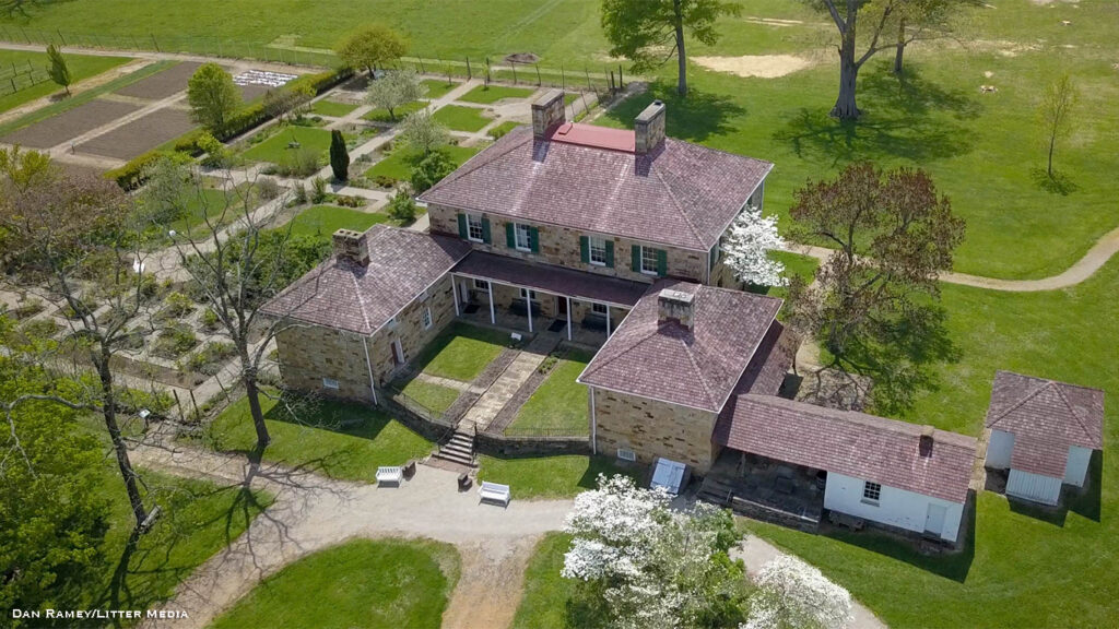 Adena Mansion from the Litter Media Drone. Dan Ramey/Litter Media