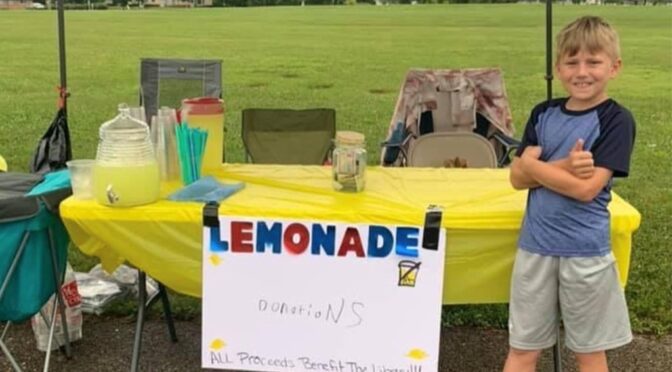 9-Year-Old’s Lemonade Stand Generates Big Donation for Waverly Library