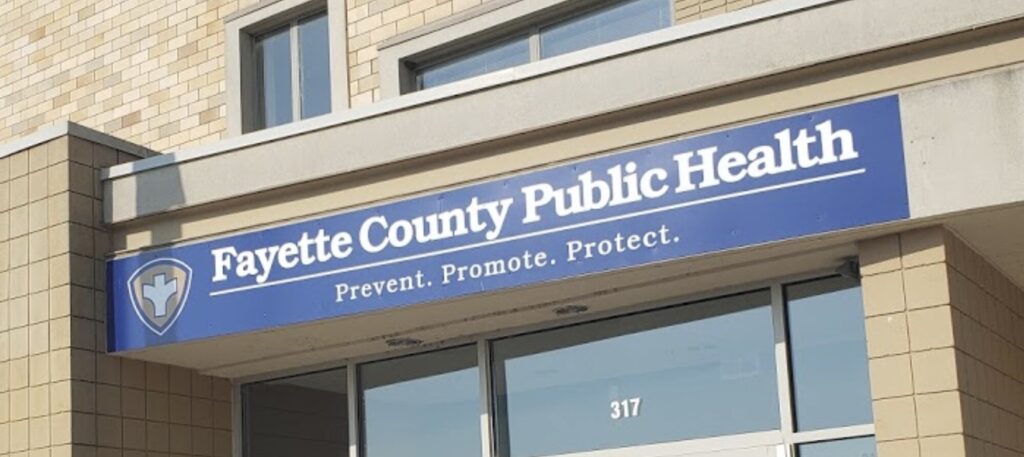 (Photo courtesy of Fayette County Public Health)
