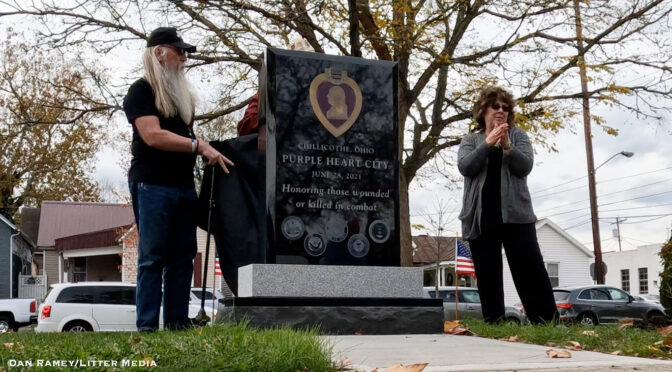 Purple Heart City Dedication in Chillicothe