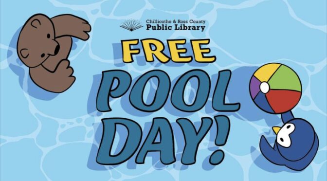 Library Sponsors Free Day at Chillicothe Municipal Pool