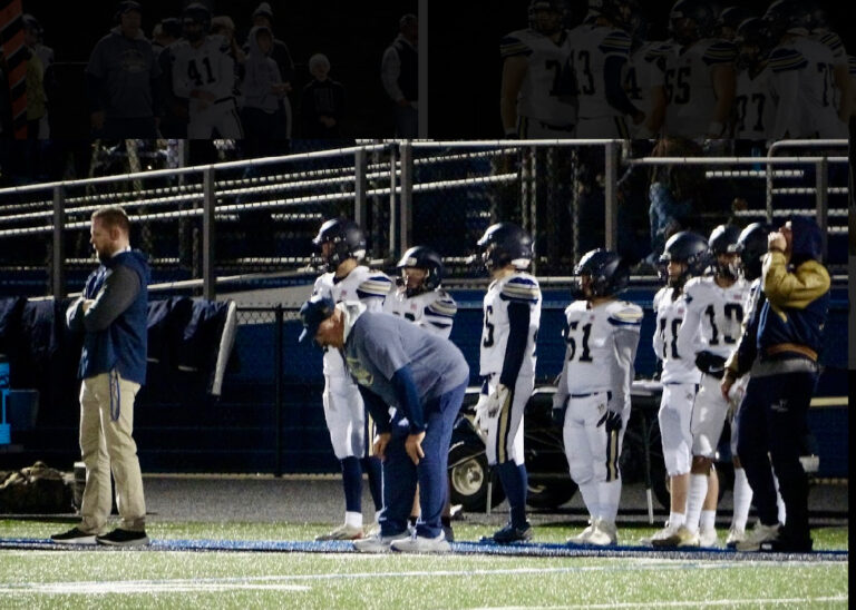 Teays Valley Coach Brian Cross ponders vs Massillon- Photo: Aaron Glandon/Litter Media