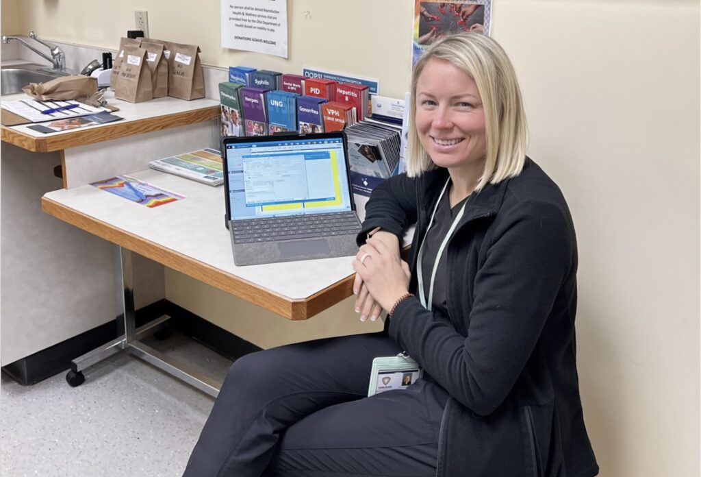 Pictured: Erica Dumford of Fayette County Public Health