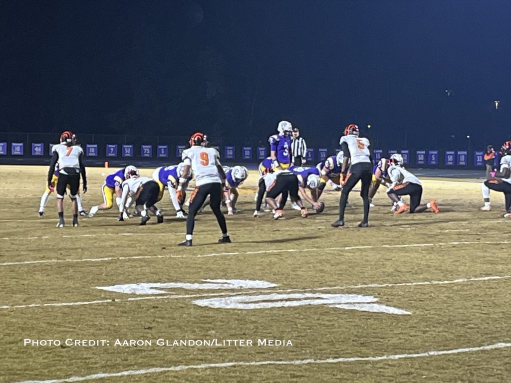 Unioto FB on offense vs East