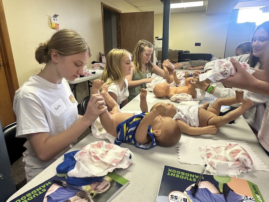 Fayette County Public Health will offer Safe Sitter® babysitting classes for young teens, grades 6-8, at the health department.