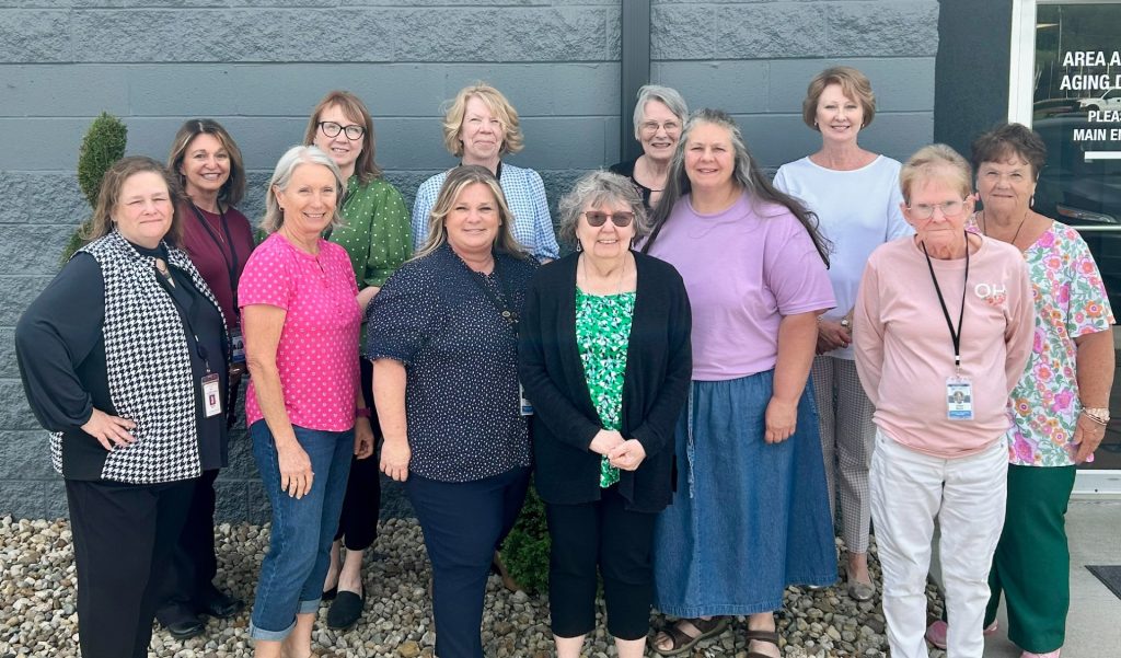 Pictured are staff and volunteers with the Regional Long-Term Care Ombudsman Program at the Area Agency on Aging District 7.