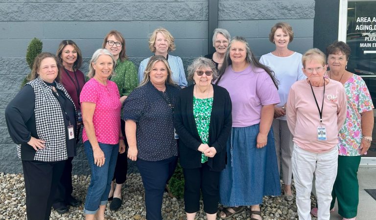 Pictured are staff and volunteers with the Regional Long-Term Care Ombudsman Program at the Area Agency on Aging District 7.