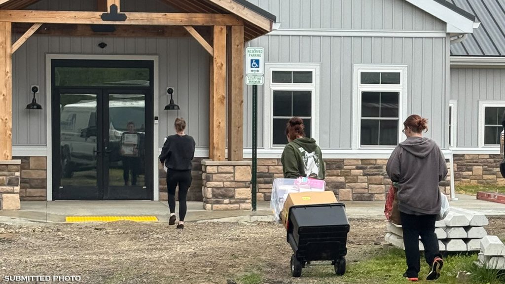 Ross County Humane Society workers begin moving into the new facility on Lick Run Road. Submitted Photo
