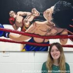 Aubree Walker as the winner of the 2025 Collegiate Art Scholarship