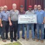 Members of the FBP Community Commitment team and JEDISO presented a check for $50,000 to Buckeye Construction and Restoration, LLC., to aid in the company’s plans to expand.