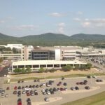 The Adena Regional Medical Center Campus August of 2021 following the opening of the Adena Orthopedic and Spinal Institute.