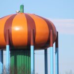 Circleville's Pumpkin water tower. Dan Ramey/Litter Media