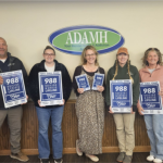 Pictured L-R: Lance Heath representing the City of Washington Court House, Jennifer Jenkins representing the Village of Octa, Melanie Swisher from the Paint Valley ADAMH Board, Myranda Vance representing Ross County Park District, and Stephanie Stewart from the City of Jeffersonville.